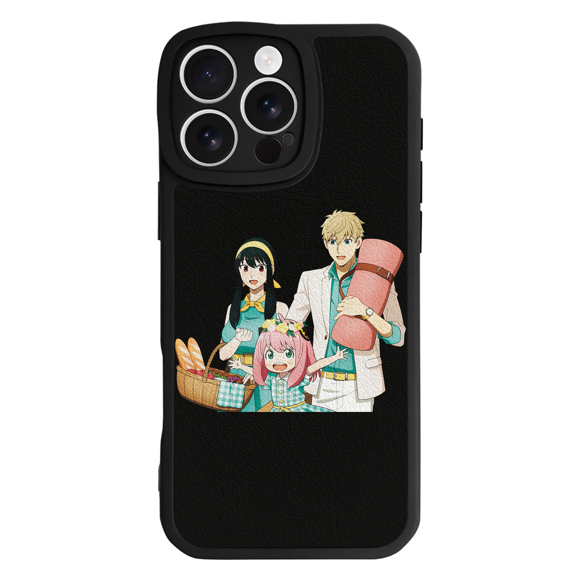 （画像用） SPY×FAMILY间谍家家酒 【iPhone 16シリーズ対応】シリコンスマホケース（レザー調） 材質：シリコン